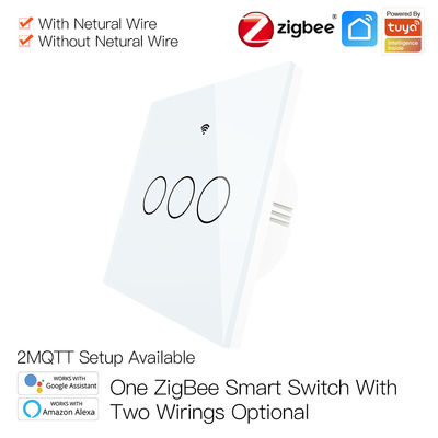 DIY वायरलेस स्मार्ट Zigbee 3.0 लाइट डिमर स्विच रिमोट Tuya स्मार्ट लाइफ रिमोट एलेक्सा