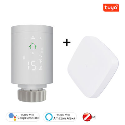 Tuya ZigBee3.0 WiFi स्मार्ट TRV प्रोग्रामेबल थर्मोस्टेट हीटर तापमान नियंत्रक